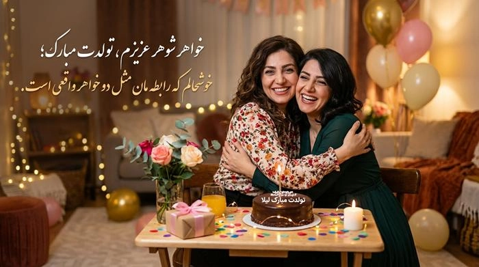 متن تبریک تولد صمیمانه با جملات زیبا و عکس نوشته 16 تبریک تولد صمیمانه به خواهر شوهر