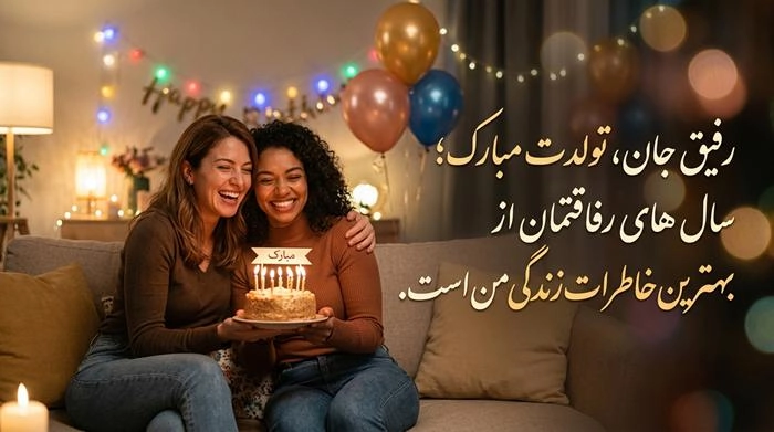 متن تبریک تولد صمیمانه با جملات زیبا و عکس نوشته 21 تبریک تولد صمیمانه به رفیق
