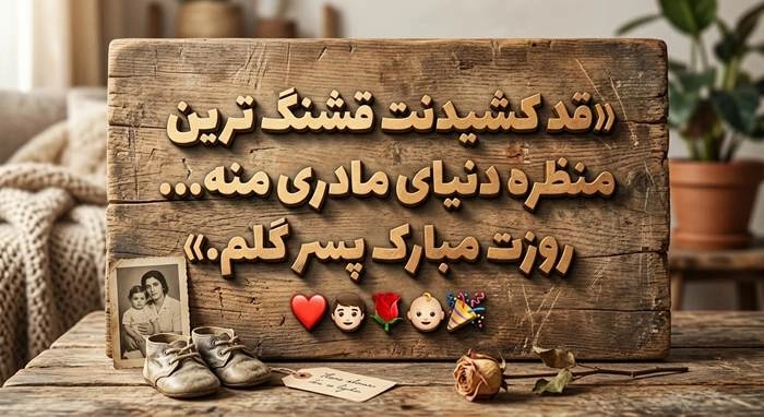 متن تبریک روز پسر از طرف مادر + عکس نوشته پروفایل 3 تبریک روز پسر از طرف مادر 3
