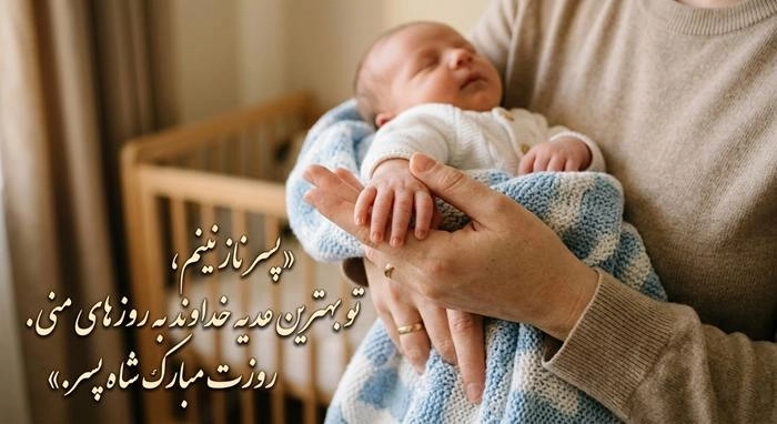متن تبریک روز پسر از طرف مادر + عکس نوشته پروفایل 6 تبریک روز پسر از طرف مادر 6