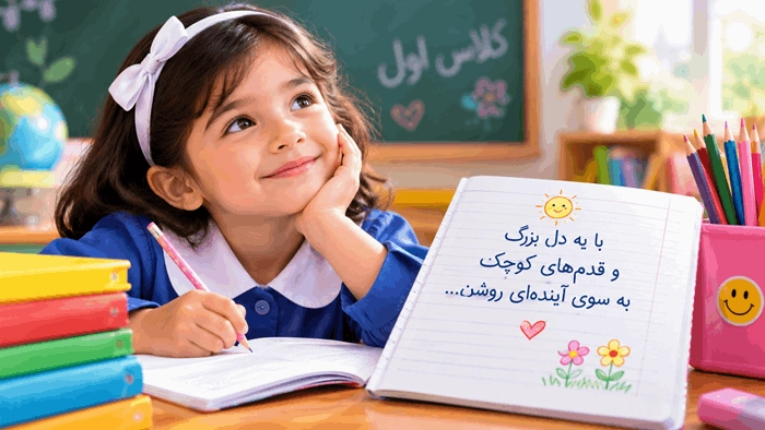 متن برای اول دفتر مشق کلاس اول 5 متن برای اول دفتر مشق کلاس اول 6