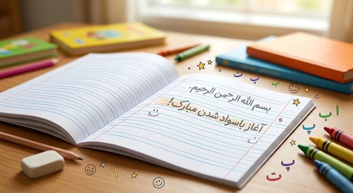 متن برای اول دفتر مشق کلاس اول 6 متن برای اول دفتر مشق کلاس اول 7