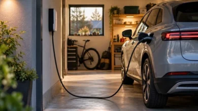 پارکینگ دارای شارژر خودرو برقی